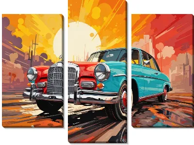 Модульная картина Mercedes №170
