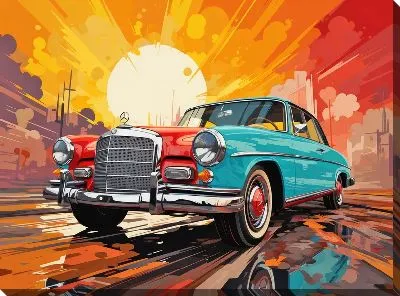 Картина маслом Mercedes №170