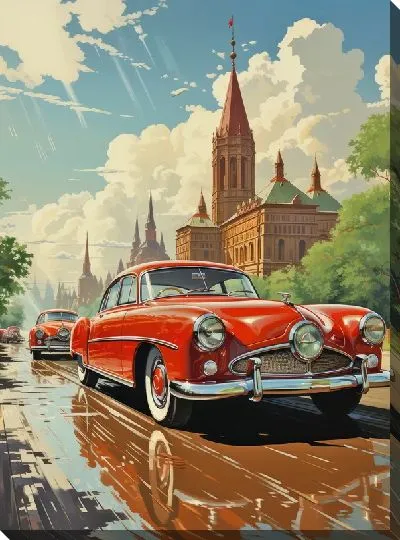 Постер Винтажный Мерседес №53