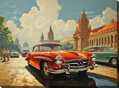 Винтажный Мерседес №61