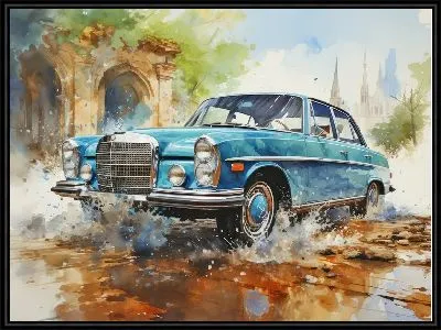 Картина Винтажный Мерседес №66