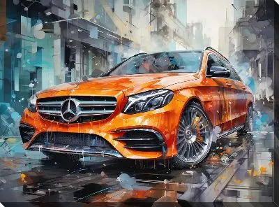 Картина маслом Мерседес №182