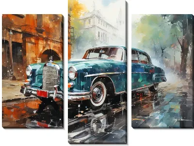 Модульная картина Мерседес №187