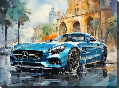 Картина маслом Мерседес №189