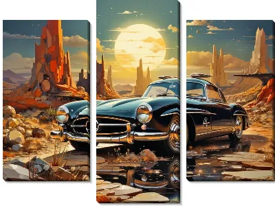 Модульная картина Мерседес №196