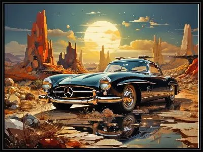 Картина Мерседес №196