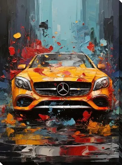 Картина маслом Мерседес №197