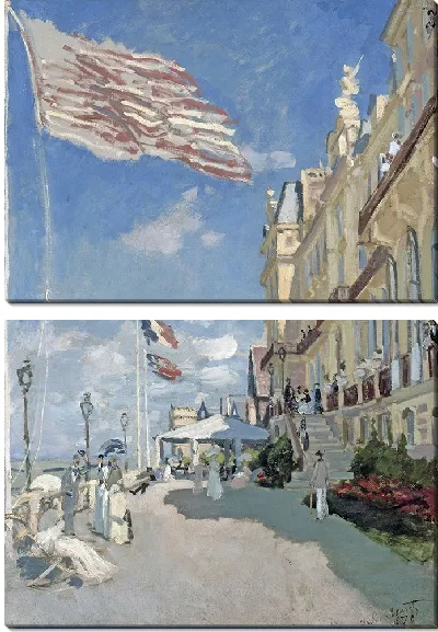 Картина Отель де Рош Нуар. Трувиль