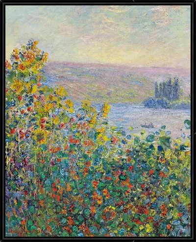 Картина Цветочные клумбы в Ветее