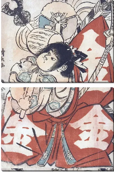 Модульная картина Самурай (Samurai)