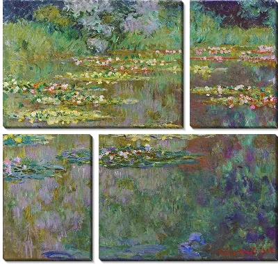 Картина Бассейн Нимфей (с цветокоррекцией)