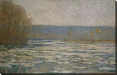 Картина Трещина льда на Сене близ Беннекура