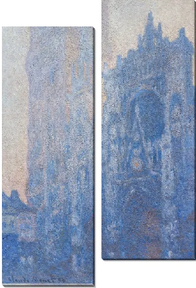 Картина Фасад Руанского собора и башня Альбана (Утренний эффект)