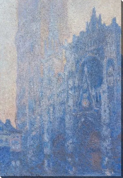 Картина Фасад Руанского собора и башня Альбана (Утренний эффект)