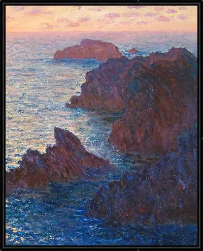 Картина Скалы в Бель-Лль, Пор-Домуа