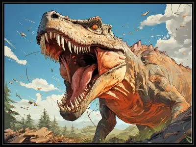 Картина Динозавр №40