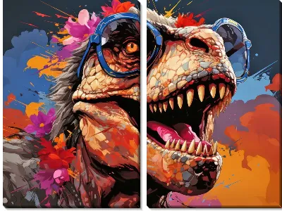 Динозавр в очках