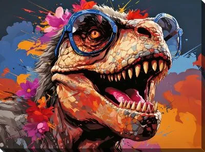 Динозавр в очках