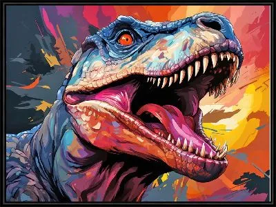 Картина Динозавр №58