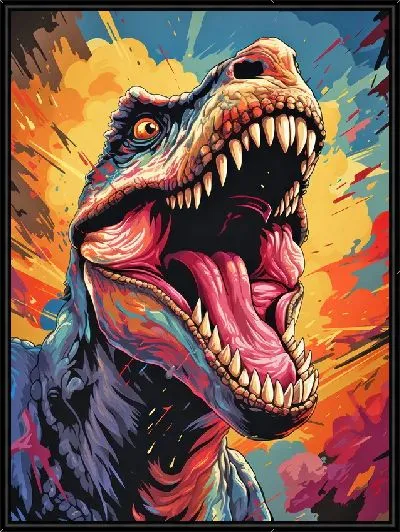 Картина Динозавр №59
