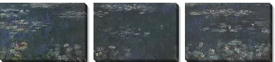 Картина Водяные лилии. Зеленые размышления