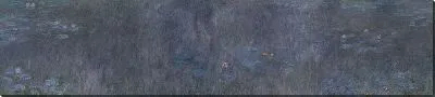 Картина Водяные лилии. Отражения деревьев