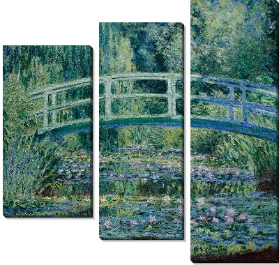 Водяные лилии и японский мост