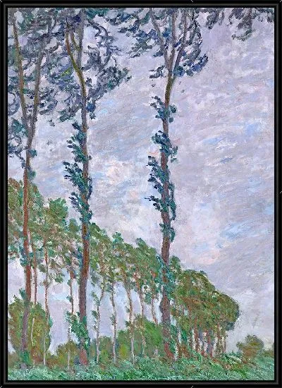 Картина Эффект ветра, серия «Тополя»