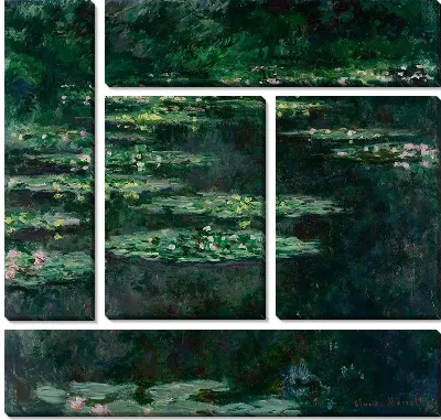 Картина Черные кувшинки