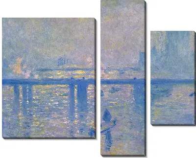 Картина Мост Чаринг-Кросс (с цветокоррекцией)