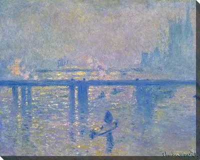 Картина Мост Чаринг-Кросс (с цветокоррекцией)