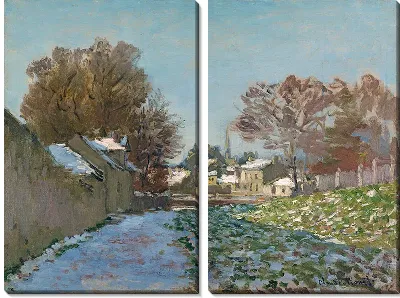 Картина Неж в Аржантее (1874-75) (с цветокоррекцией)