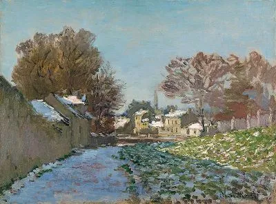 Картина Неж в Аржантее (1874-75) (с цветокоррекцией)