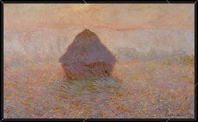 Картина Grainstack, Sun in the Mist