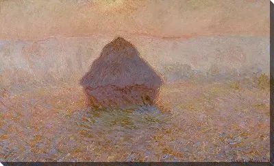 Картина Grainstack, Sun in the Mist