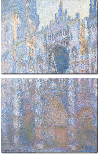 Картина Портал Руанского собора в утреннем свете