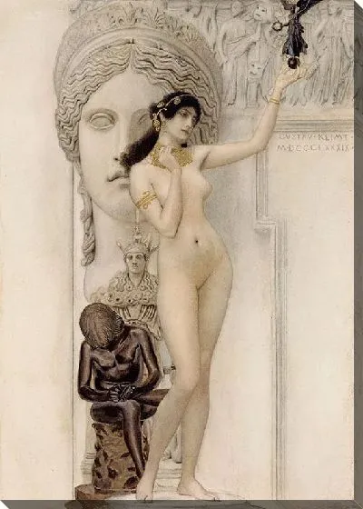 Картина Аллегория скульптуры. 1889 г.