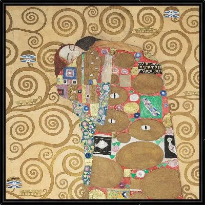 Картина Объятия (фрагмент оригинальной цветопередачи)