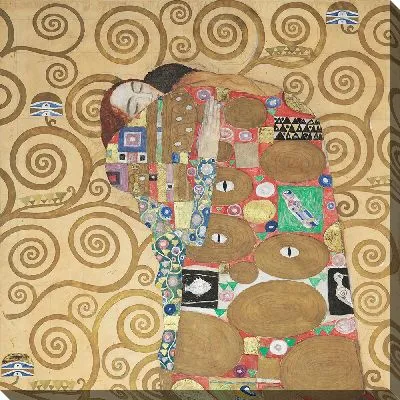 Картина Объятия (фрагмент оригинальной цветопередачи)