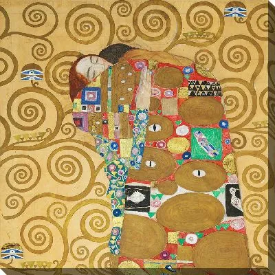 Картина Объятия (фрагмент с цветокоррекцией)