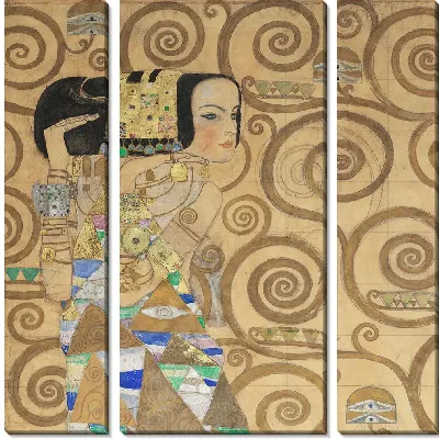 Картина Ожидание - фрагмент (оригинальная цветопередача)