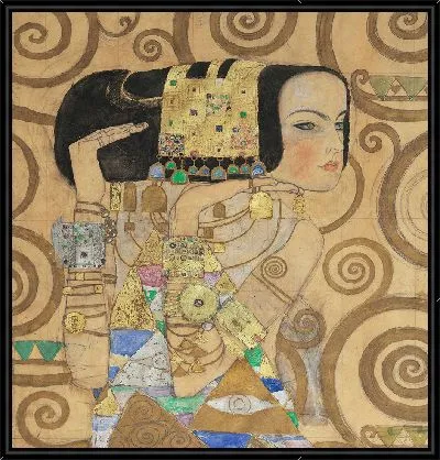 Картина Ожидание - фрагмент 2 (оригинальная цветопередача)