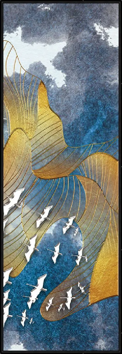 Картина Полет журавлей