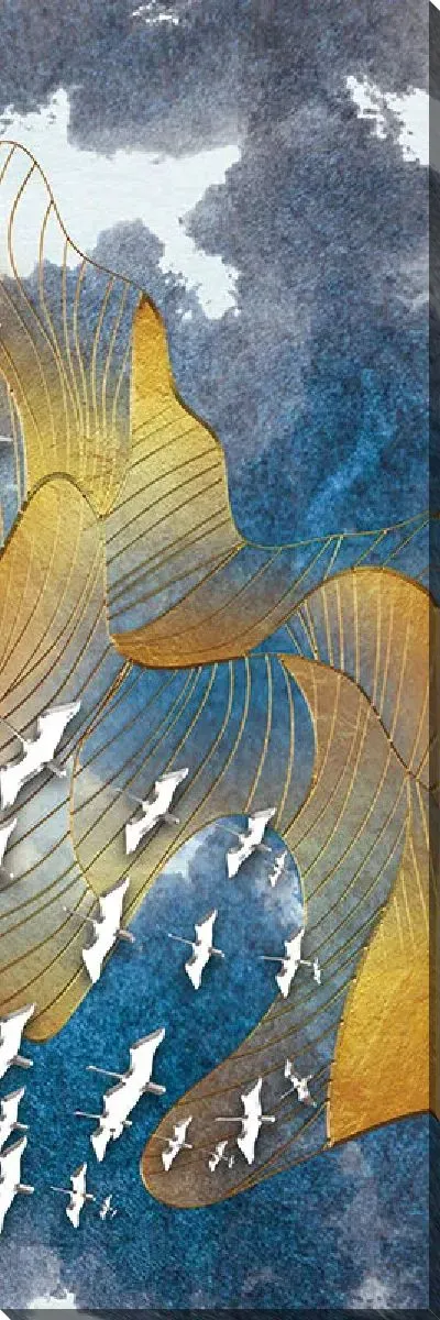 Постер Полет журавлей