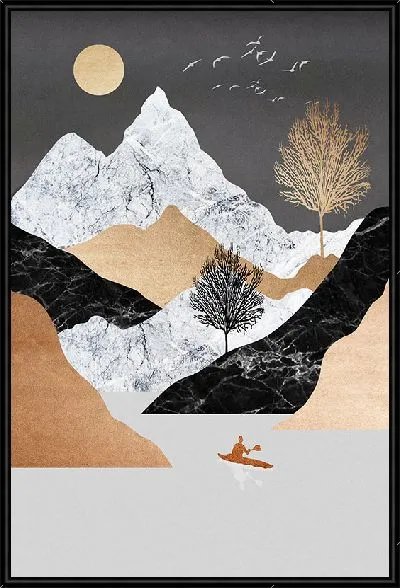 Картина Мраморные и золотые горы