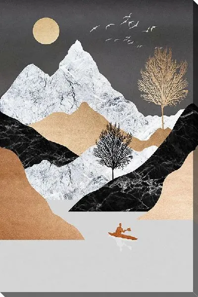 Постер Мраморные и золотые горы