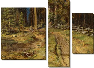 Картина Тропинка в лесу №5