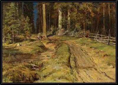 Картина Тропинка в лесу №5