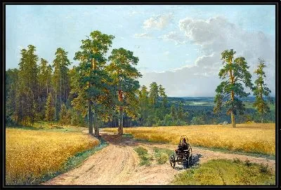 На опушке соснового леса