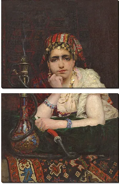 Картина Одалиска (с кальяном)